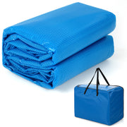 Rectangle Swimming Pool Cover 12-MIL Heat Retaining Pool Solar Blanket with Carrying Bag-32FT x 16FT-Swimming Pools-DECOROLALA