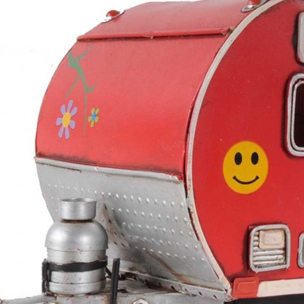 Red Camper Trailer Model Tissue Holder-Misc Bath Accessories-DECOROLALA