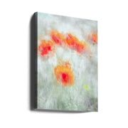 Red Corn Flowers Wall Art by Majid Behzad-canvas-DECOROLALA
