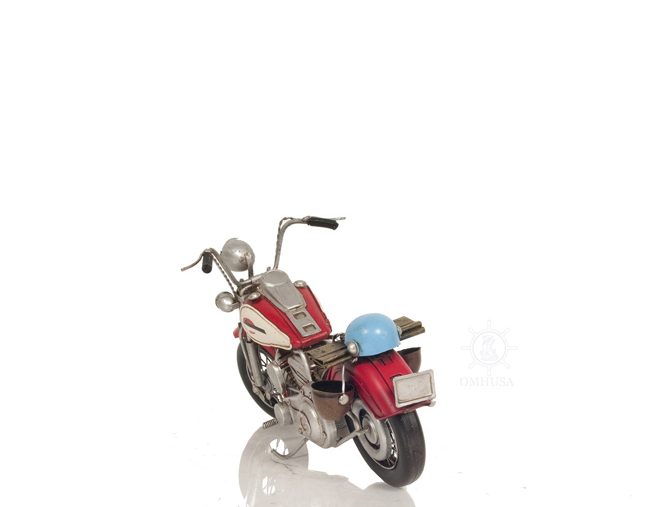 Red Harley Davidson Motorcycle Sculpture-Sculptures-DECOROLALA