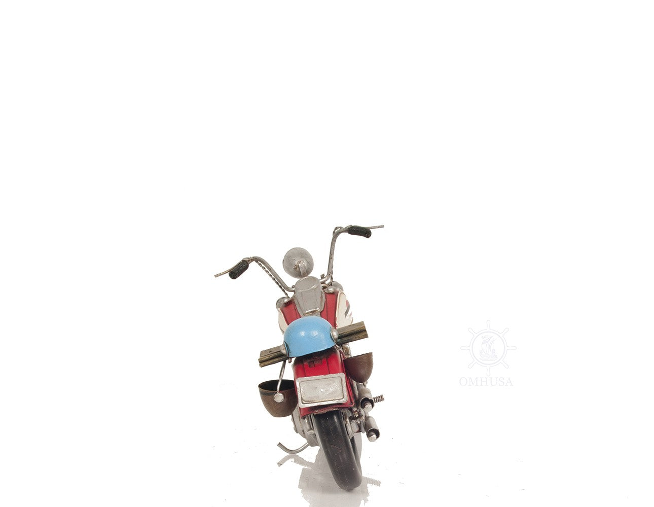 Red Harley Davidson Motorcycle Sculpture-Sculptures-DECOROLALA