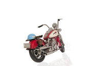 Red Harley Davidson Motorcycle Sculpture-Sculptures-DECOROLALA