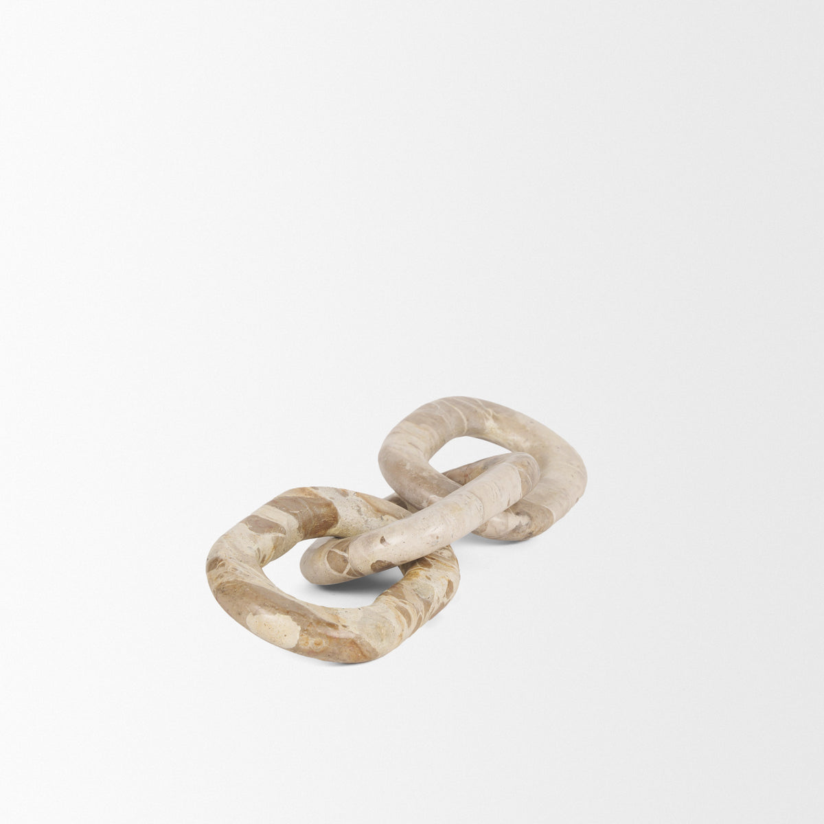 Reinir Marble Chain Link Decorative Object-Objects-DECOROLALA