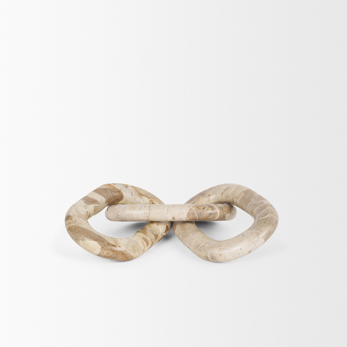 Reinir Marble Chain Link Decorative Object-Objects-DECOROLALA