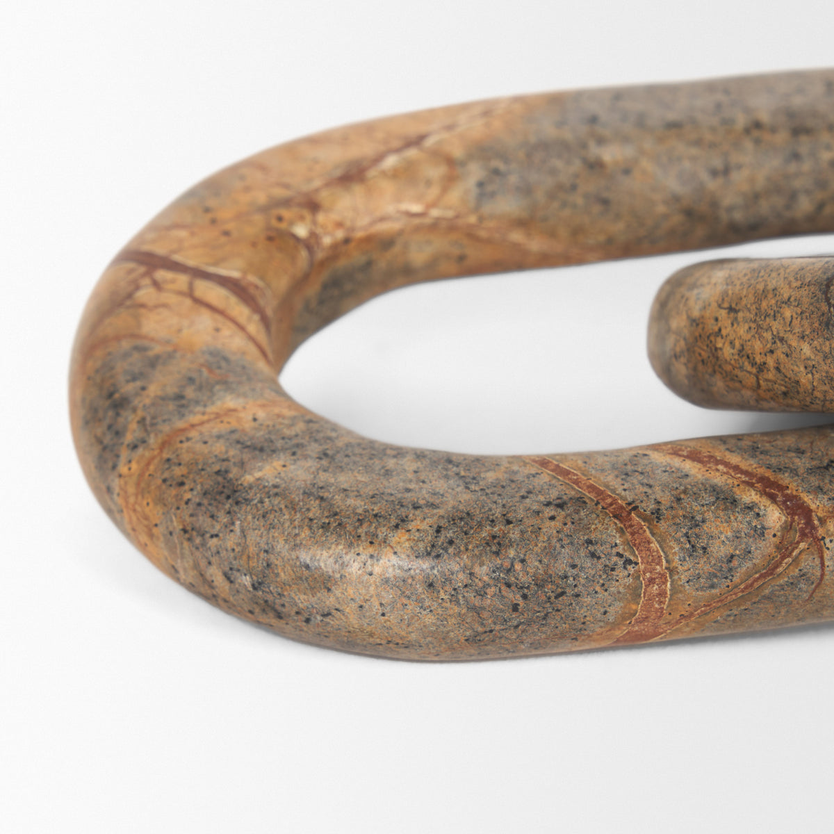 Reinir Marble Chain Link Decorative Object-Objects-DECOROLALA