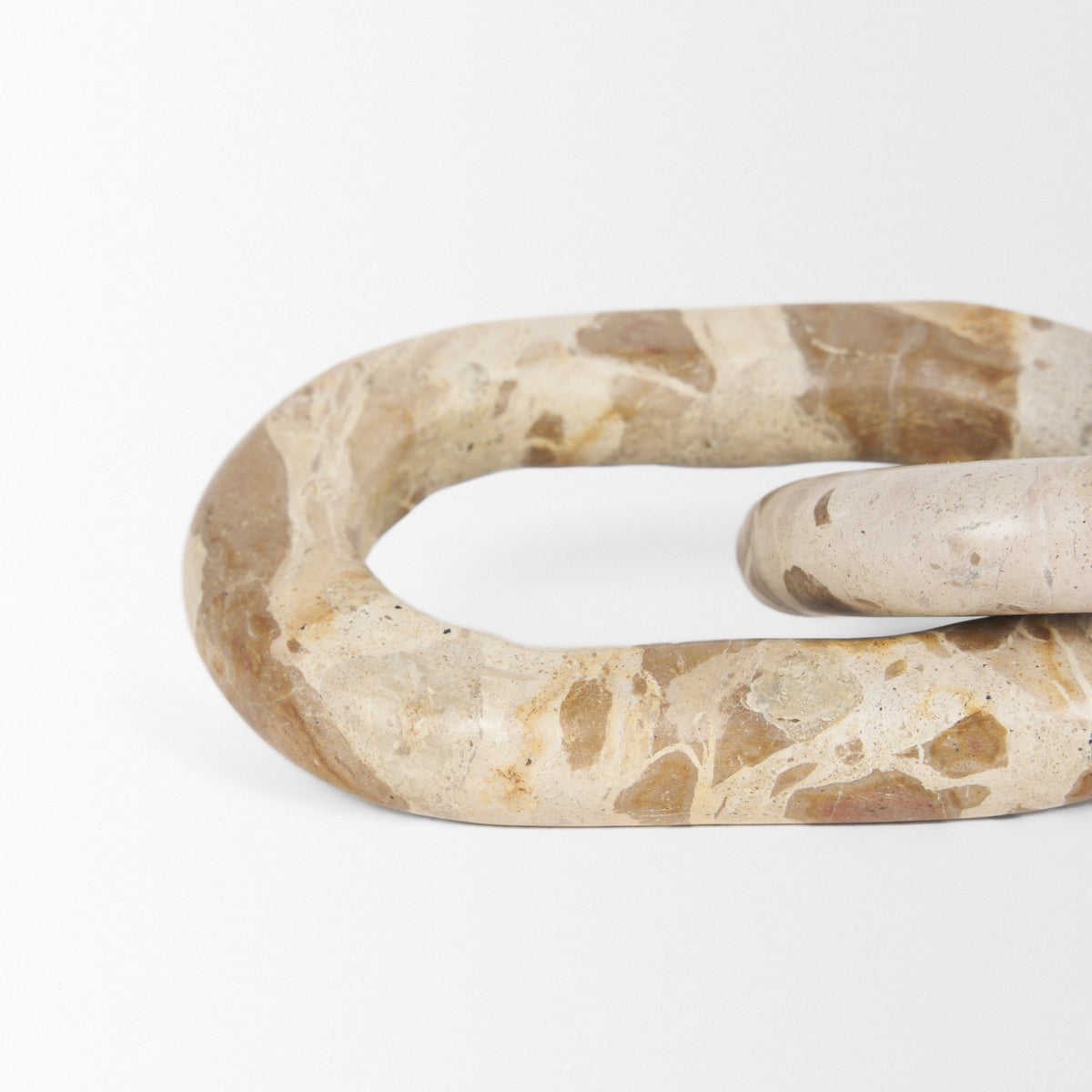 Reinir Marble Chain Link Decorative Object-Objects-DECOROLALA