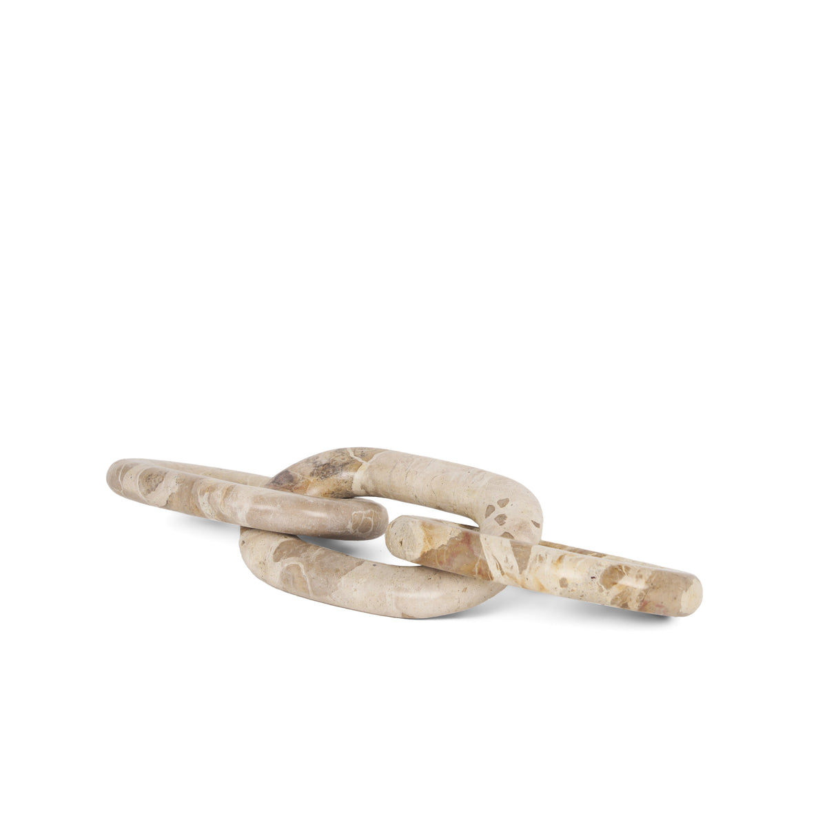 Reinir Marble Chain Link Decorative Object-Objects-DECOROLALA
