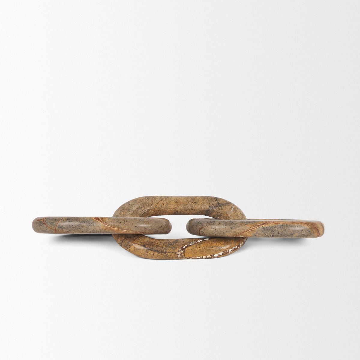 Reinir Marble Chain Link Decorative Object-Objects-DECOROLALA