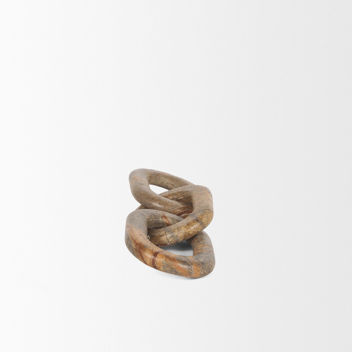 Reinir Marble Chain Link Decorative Object-Objects-DECOROLALA