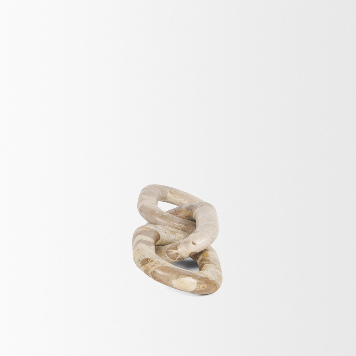 Reinir Marble Chain Link Decorative Object-Objects-DECOROLALA
