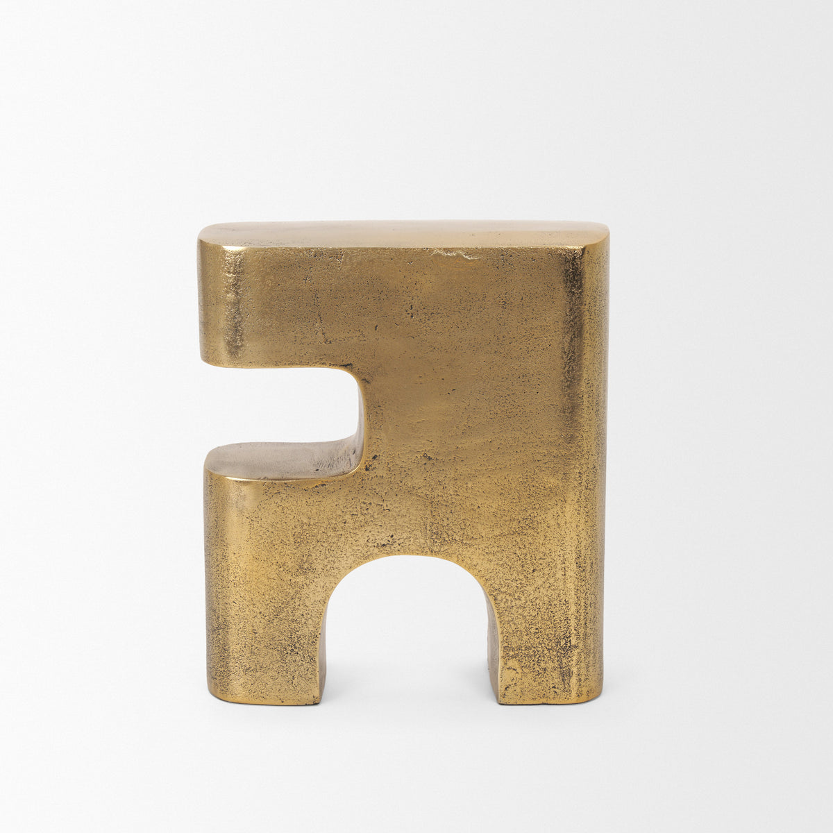 Renni Antiqued Brass Large Decorative Sculpture-Objects-DECOROLALA