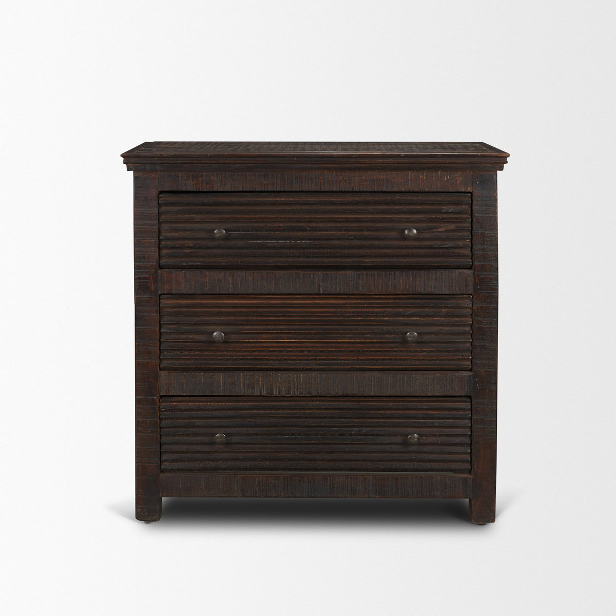 Rhett Reclaimed Wood 3 Drawer Accent Cabinet-Accent Cabinets & Chests-DECOROLALA