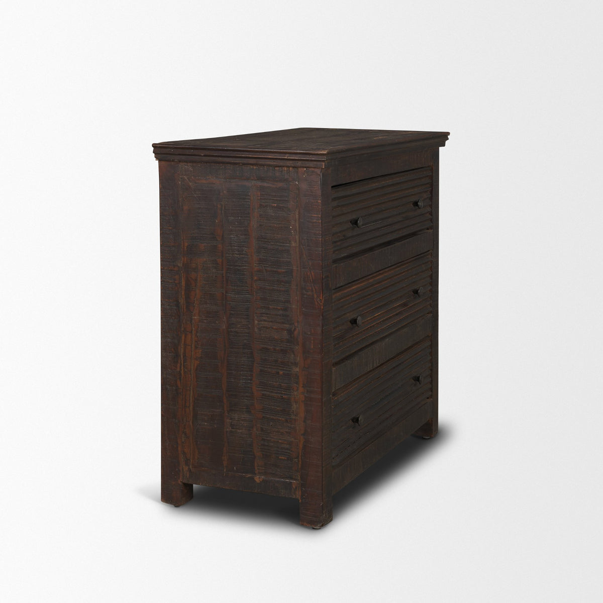 Rhett Reclaimed Wood 3 Drawer Accent Cabinet-Accent Cabinets & Chests-DECOROLALA