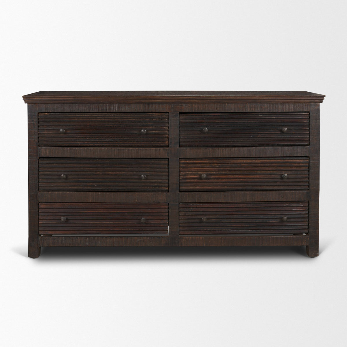Rhett Reclaimed Wood 6 Drawer Cabinet-Sideboards & Buffets-DECOROLALA
