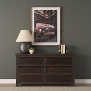 Rhett Reclaimed Wood 6 Drawer Cabinet-Sideboards & Buffets-DECOROLALA