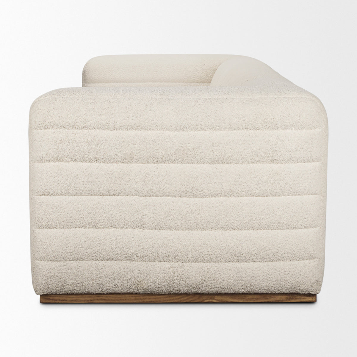 Ricciardo Cream Boucle 3-Seater Sofa-Sofa & Sectionals-DECOROLALA
