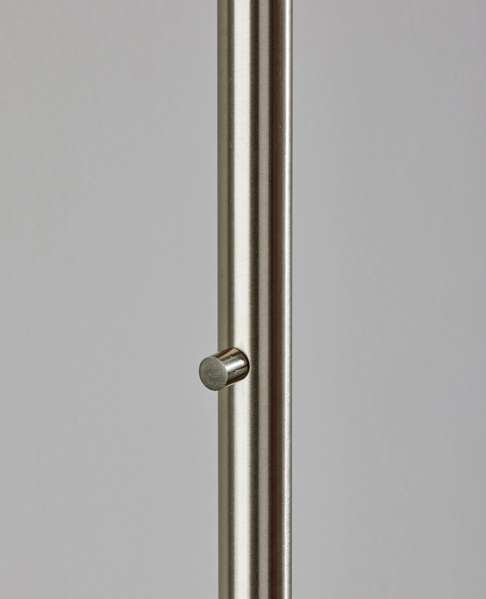 Rigley Arc Lamp - Brushed Steel 71" Marble-Lighting-DECOROLALA