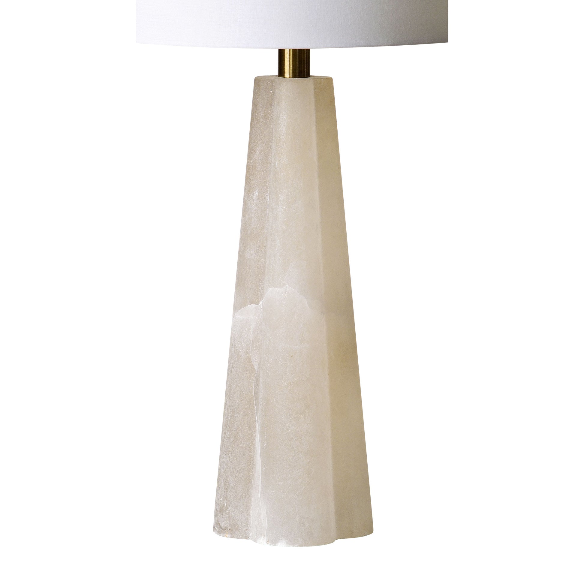 Rima 25.5" Table Lamp, White Shade-Table Lamp-DECOROLALA