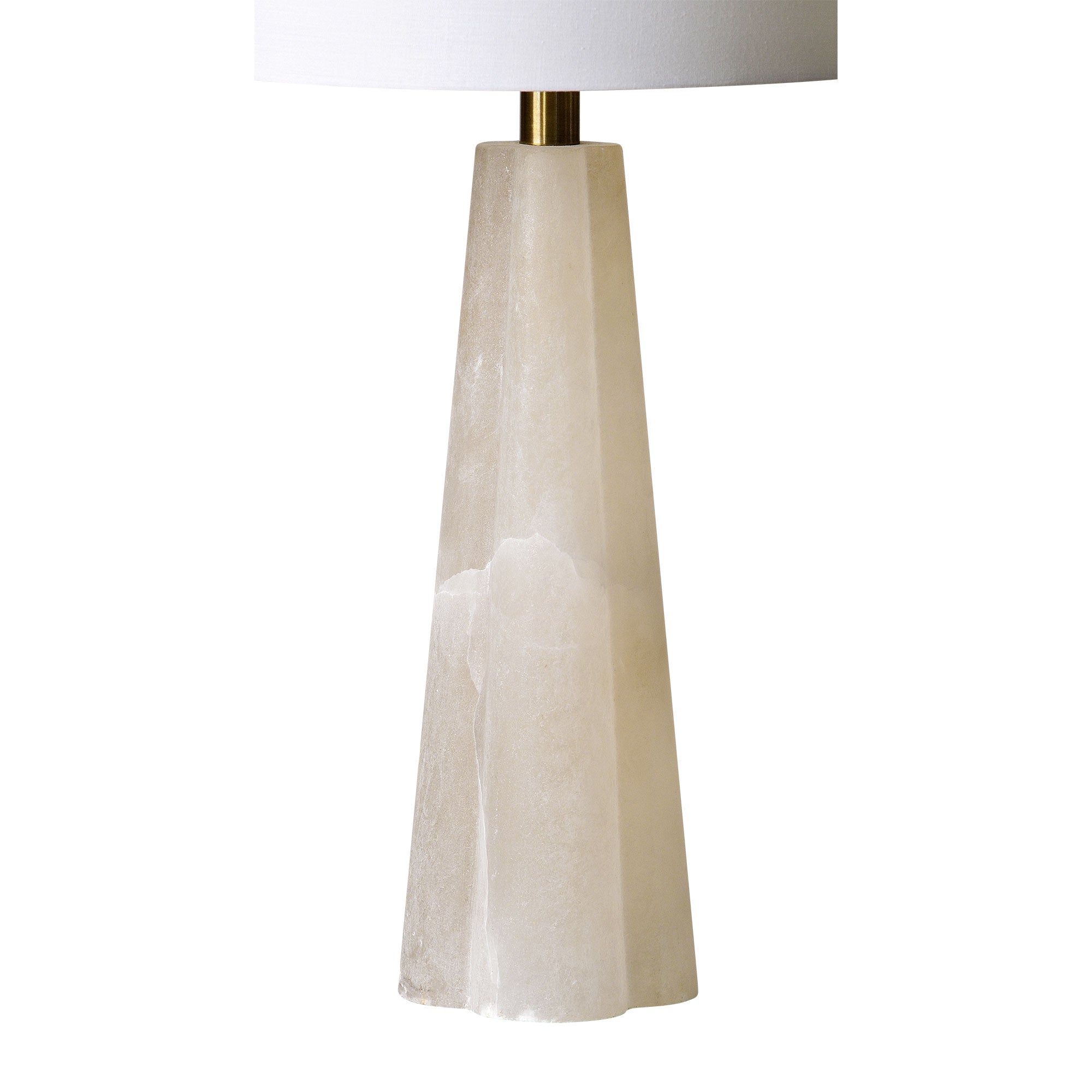 Rima 25.5" Table Lamp, White Shade-Table Lamp-DECOROLALA