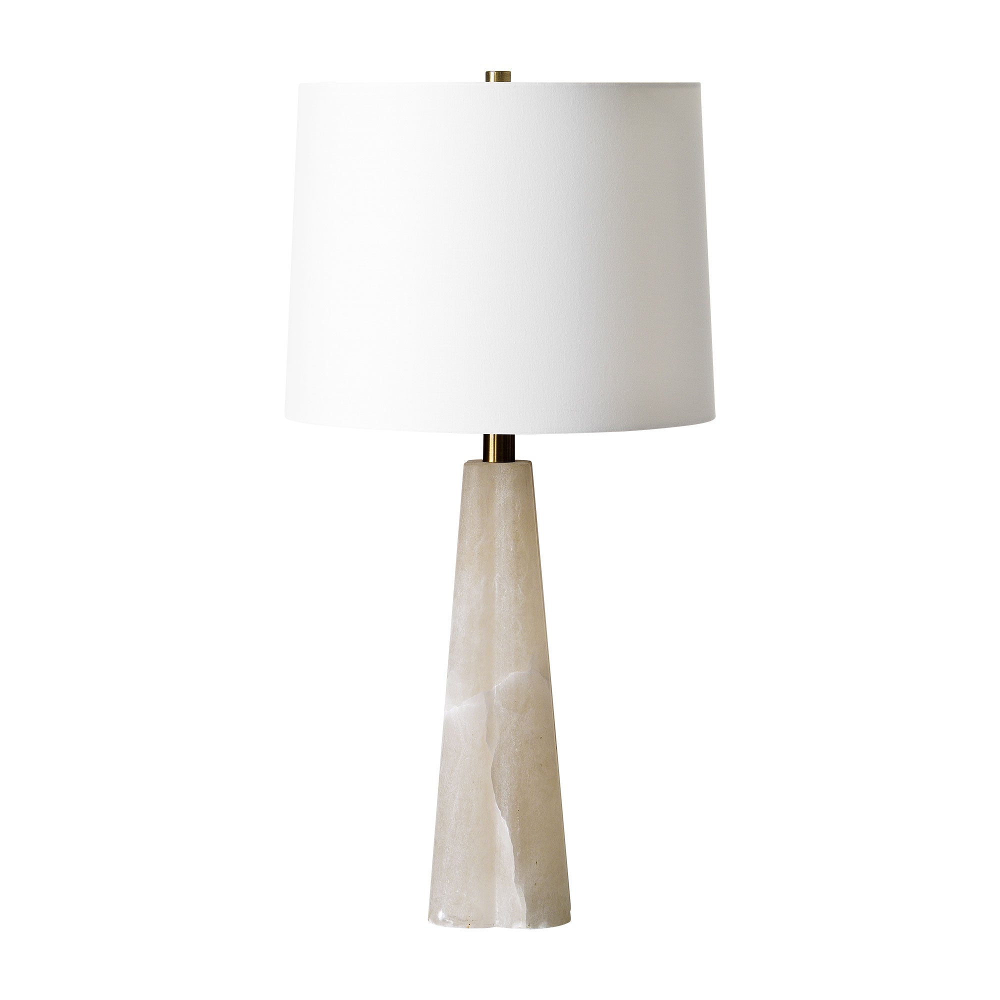 Rima 25.5" Table Lamp, White Shade-Table Lamp-DECOROLALA