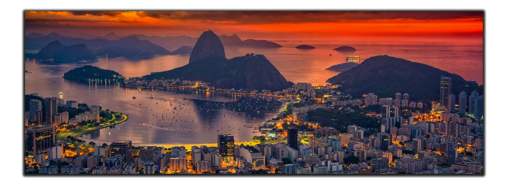 Rio 72" x 24" Fine Art Canvas-Canvas Print-DECOROLALA