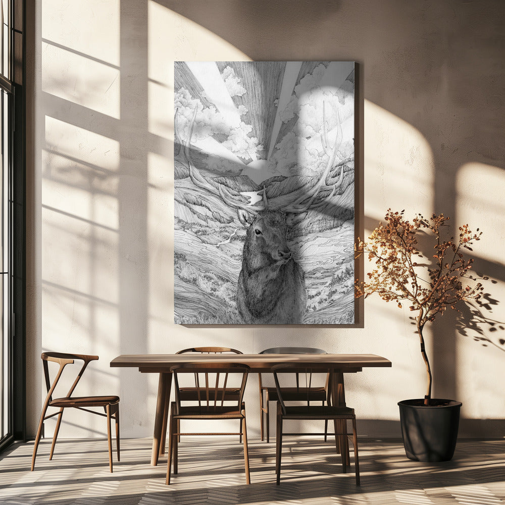 Rise With the Sun Original by EC Mazur-canvas-DECOROLALA