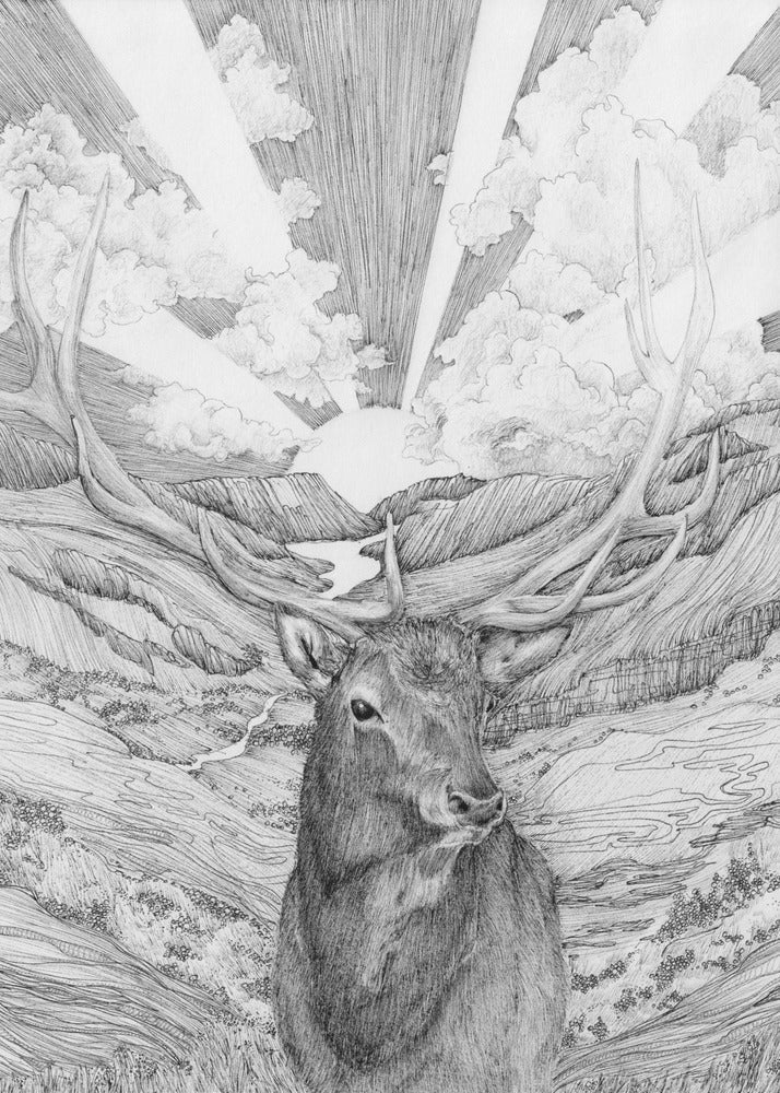 Rise With the Sun Original-canvas-DECOROLALA