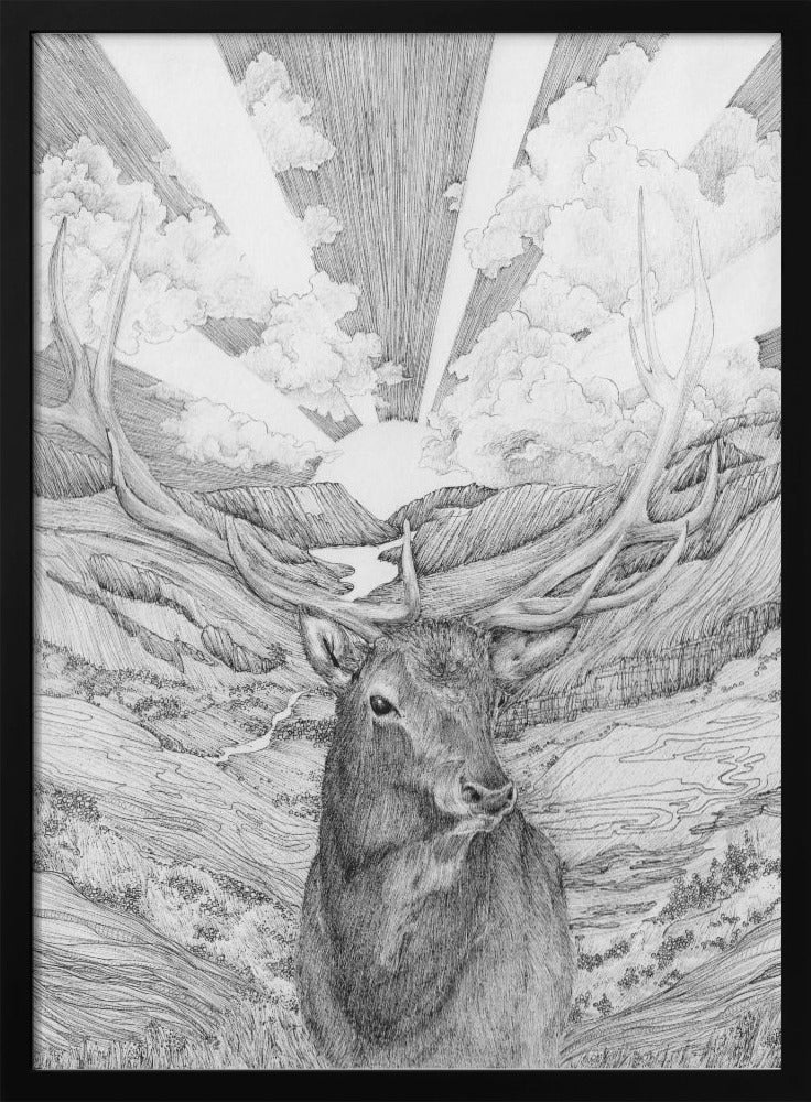 Rise With the Sun Original-canvas-DECOROLALA