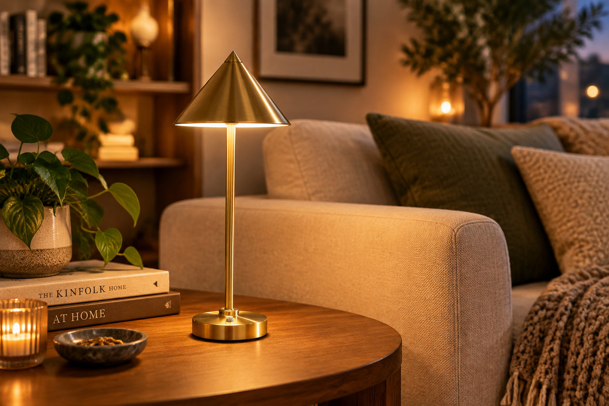 Ritchie 2601-21 LED Cordless Table Lamp-Lighting-DECOROLALA
