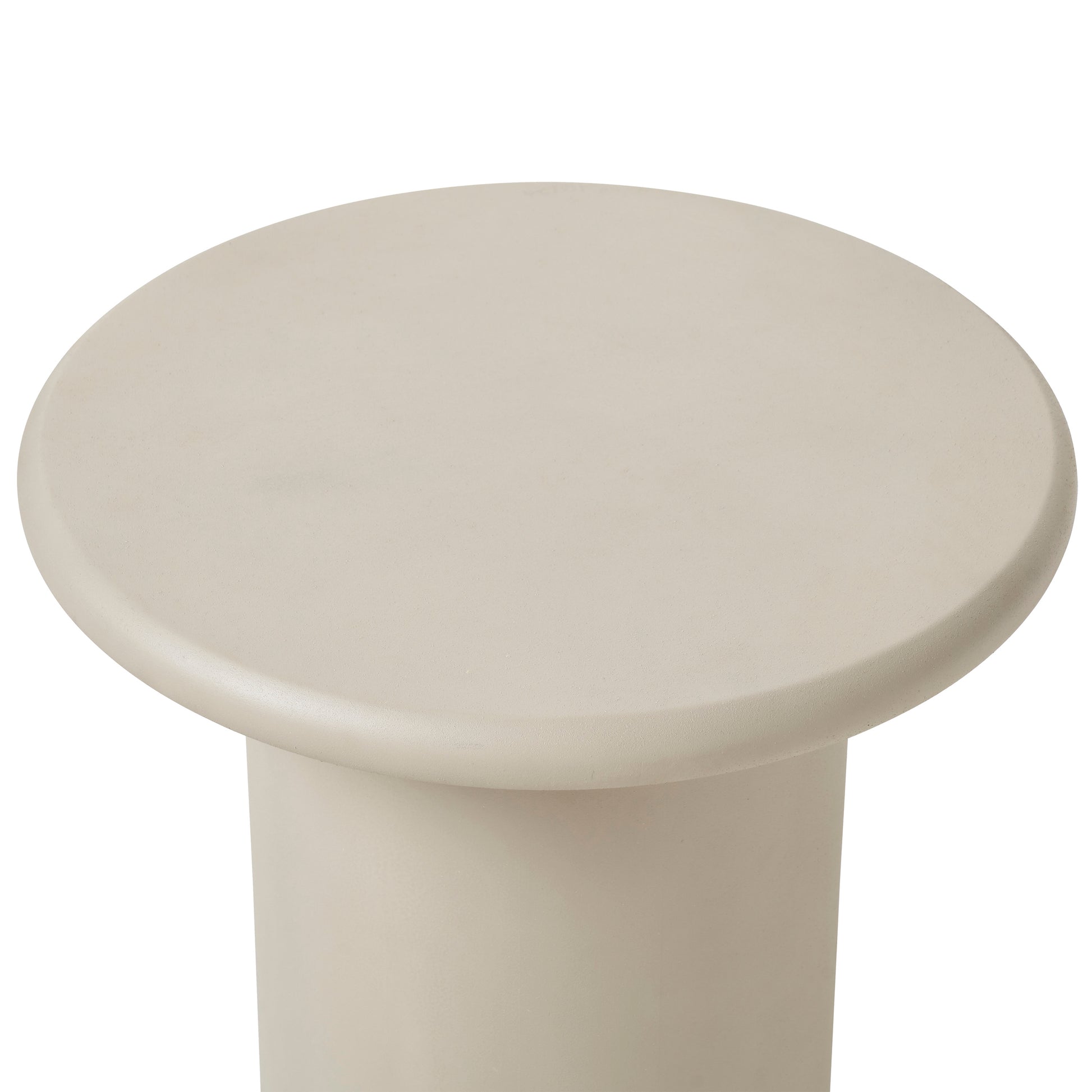 Riya 20" Height Table, Beige-Table-DECOROLALA