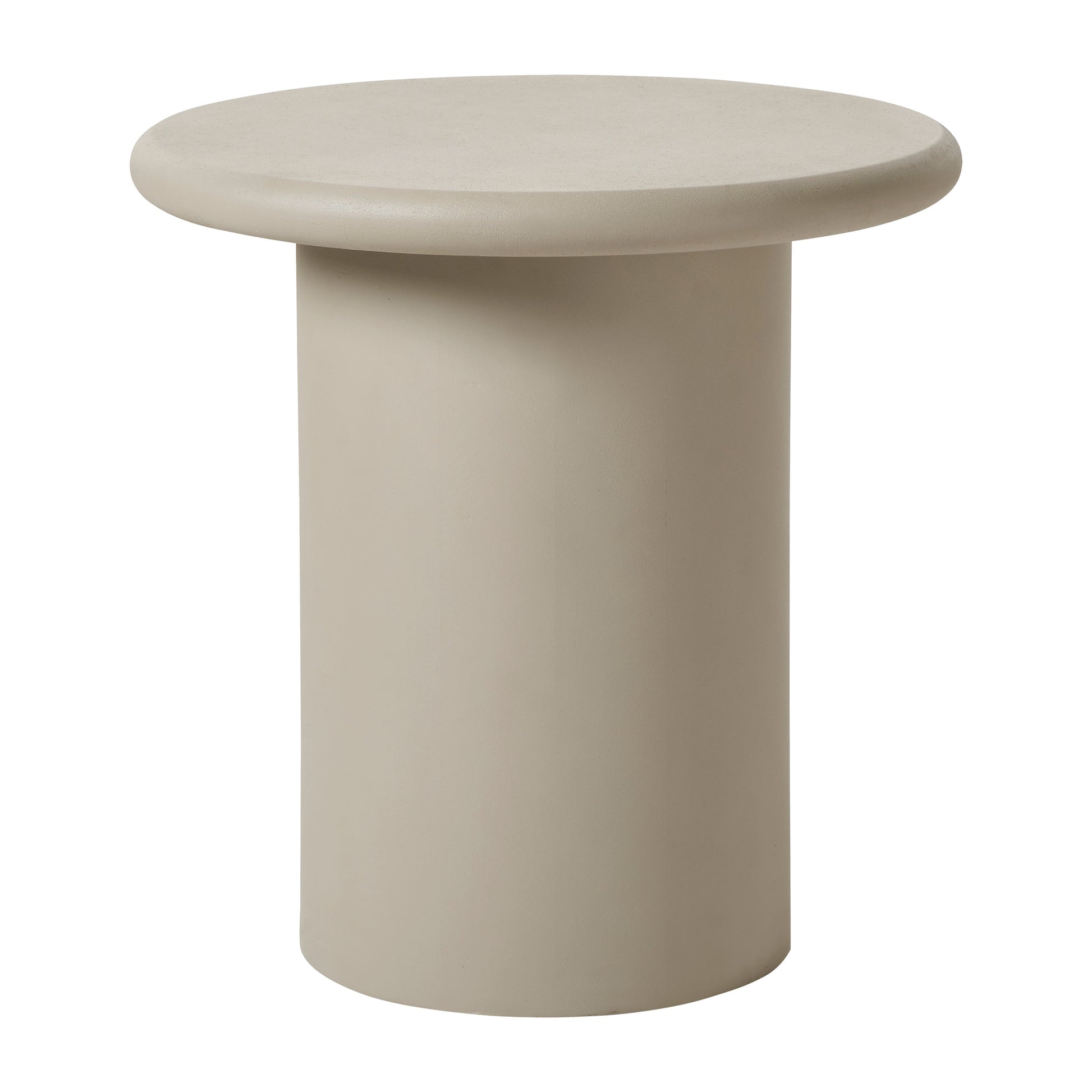 Riya 20" Height Table, Beige-Table-DECOROLALA