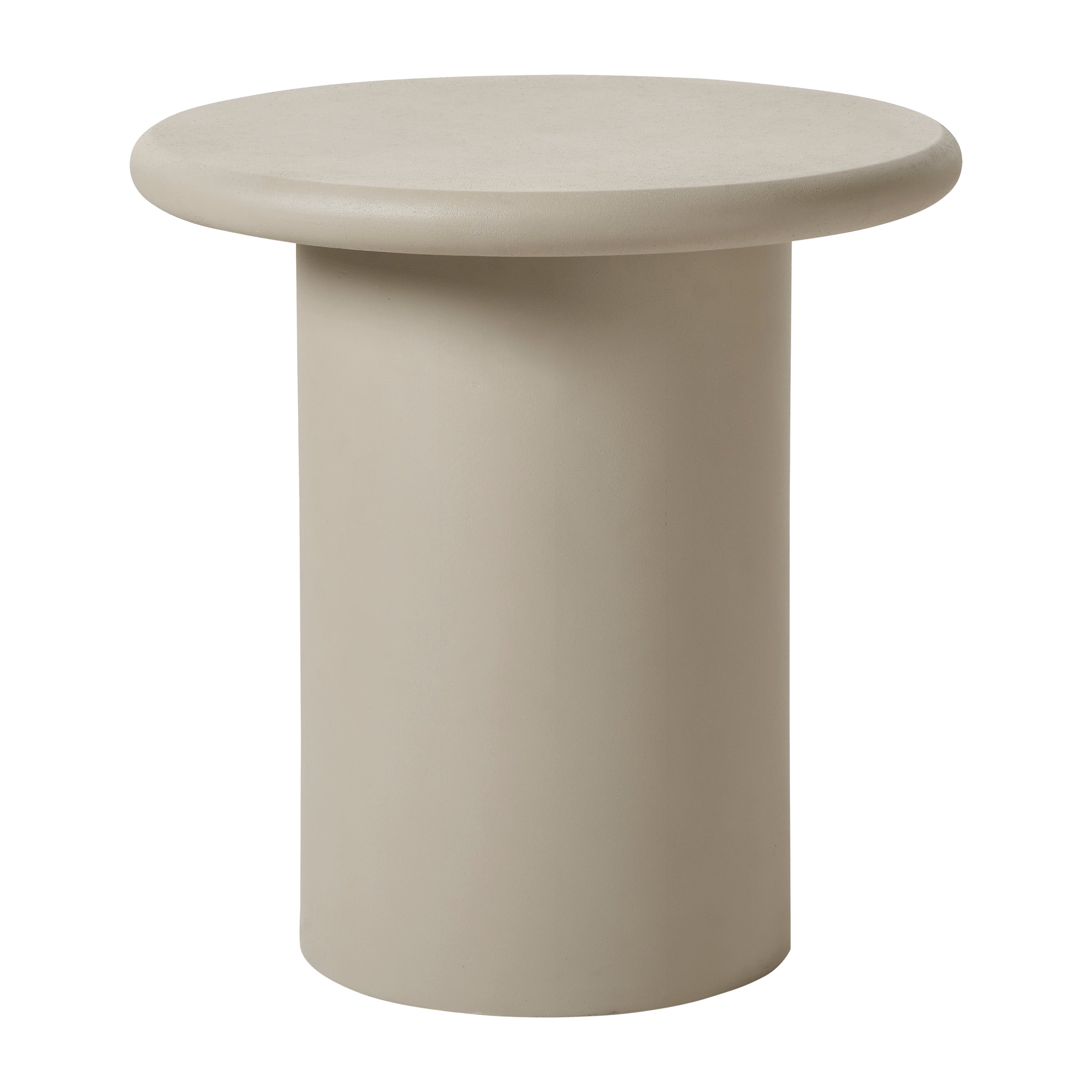 Riya 20" Height Table, Beige-Table-DECOROLALA