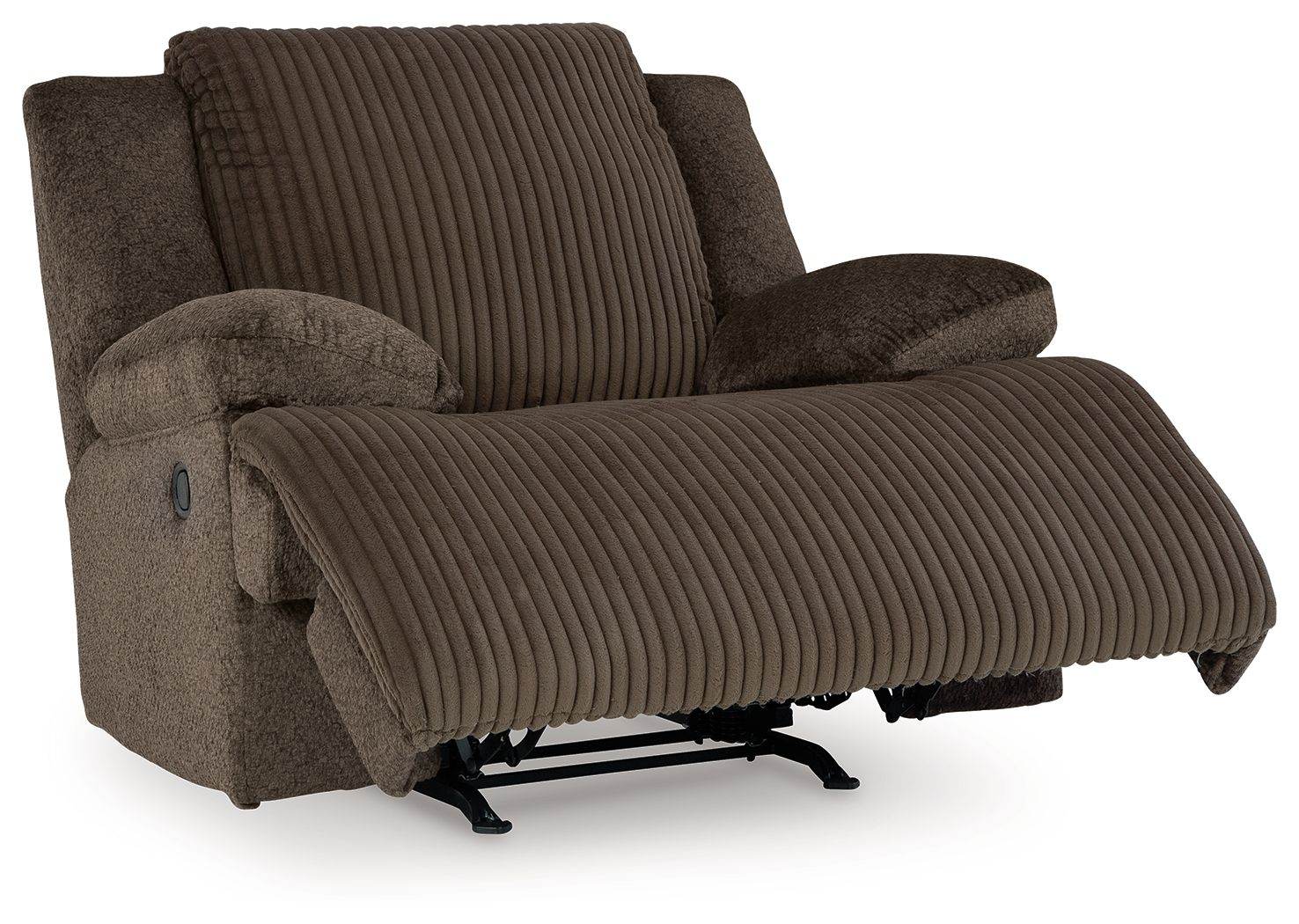 Rocker Recliner - Chocolate Corduroy 50"W-Rocker Chairs-DECOROLALA
