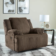 Rocker Recliner - Chocolate Corduroy 50"W-Rocker Chairs-DECOROLALA