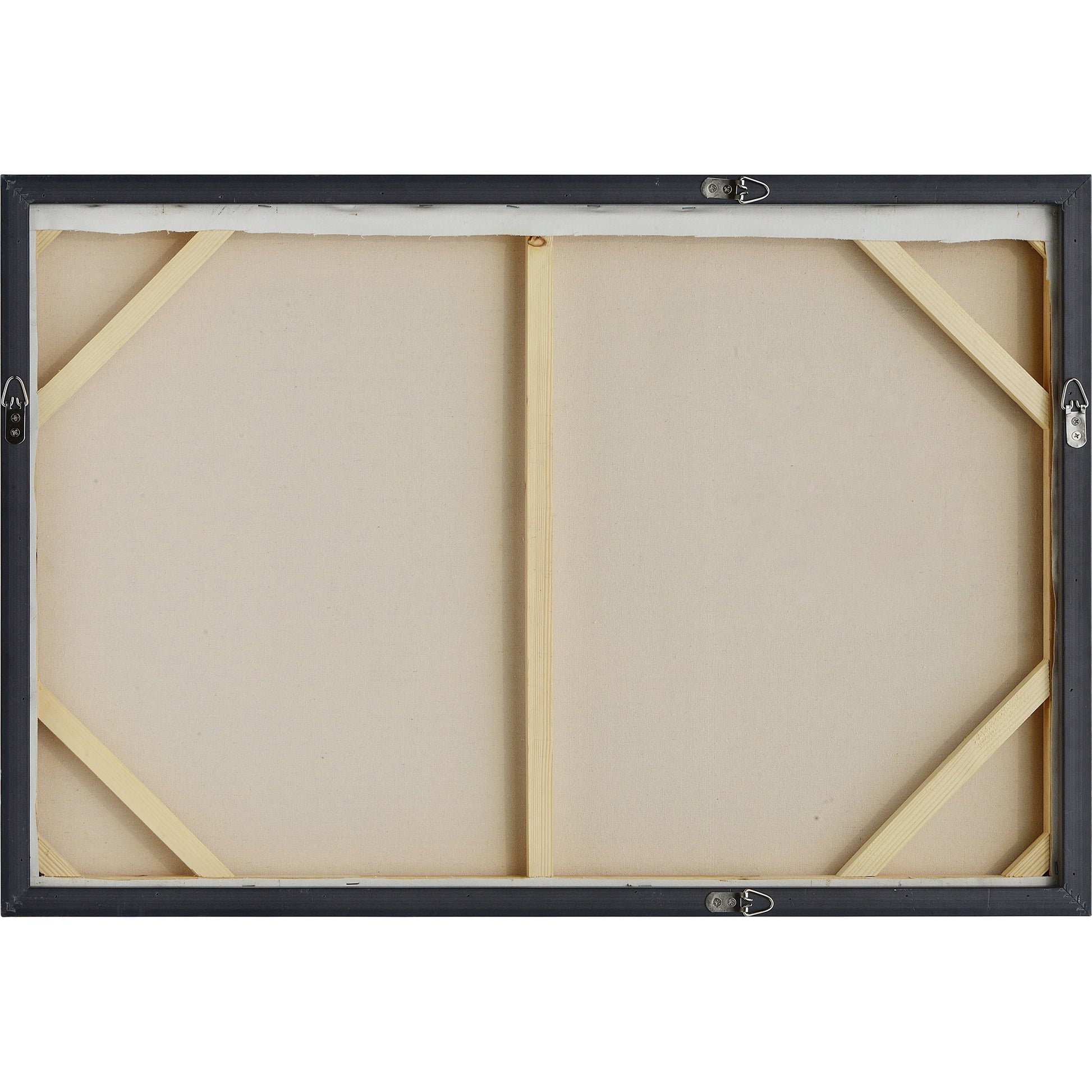 Rockwell 24" Wide Canvas Art, Black-Canvas Art-DECOROLALA