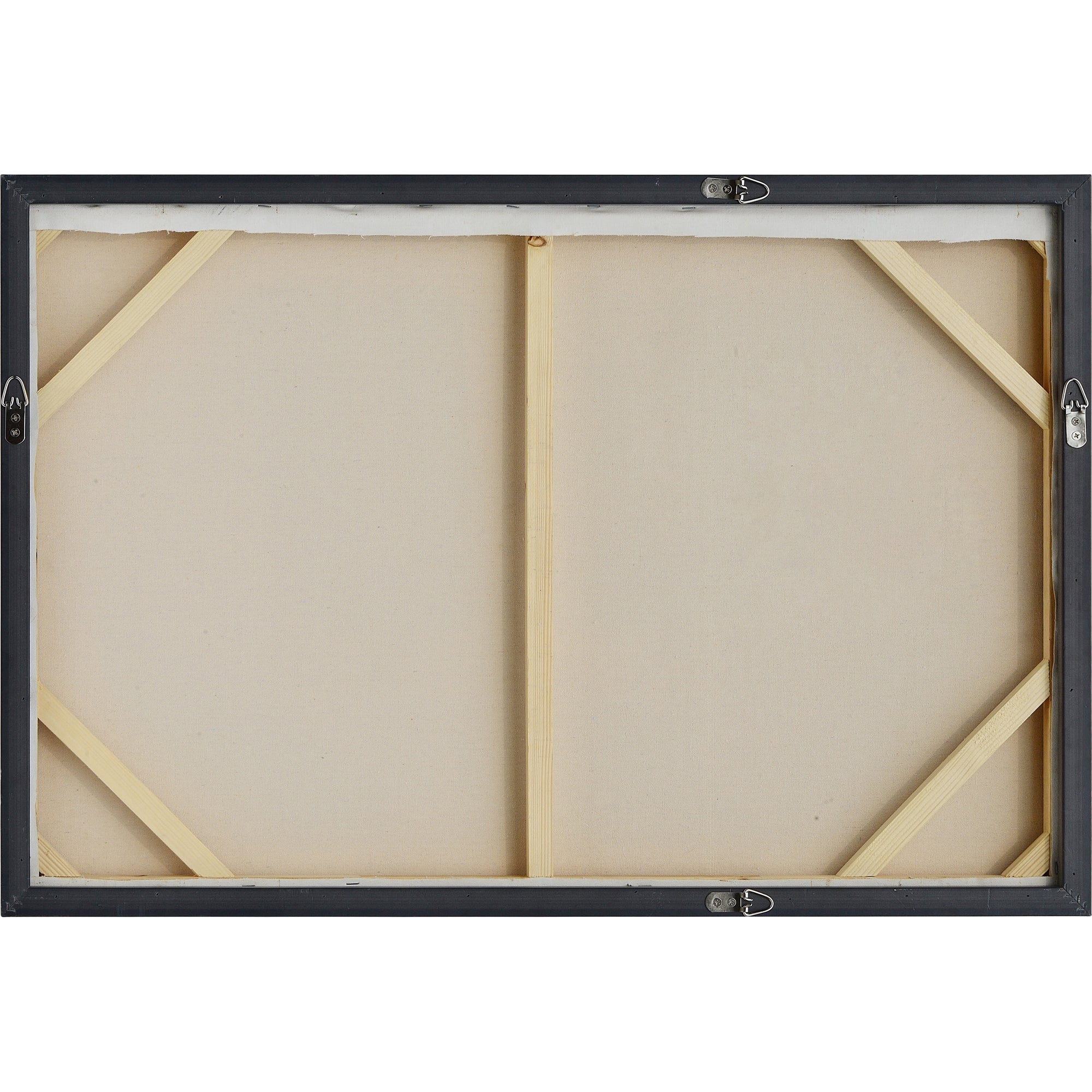 Rockwell 24" Wide Canvas Art, Black-Canvas Art-DECOROLALA