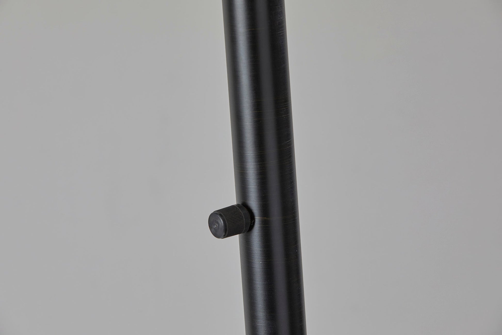 Rockwell Arc Lamp - Black 16" Oatmeal-Lighting-DECOROLALA