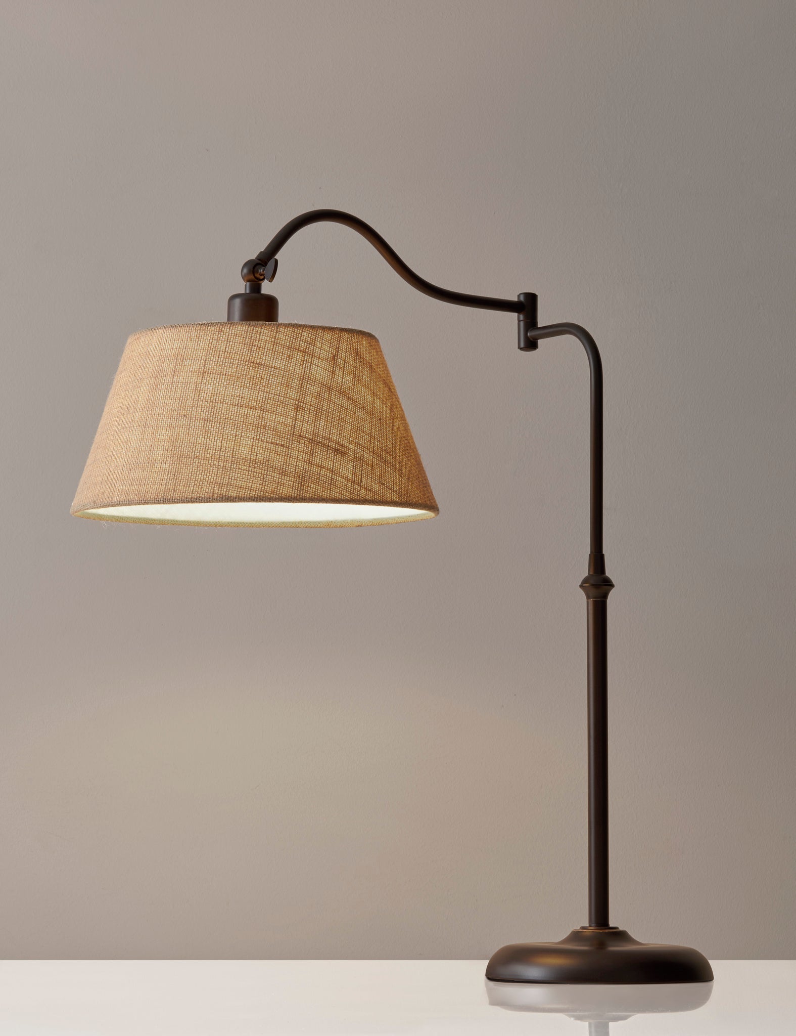 Rodeo Swing Arm Table Lamp-Lighting-DECOROLALA