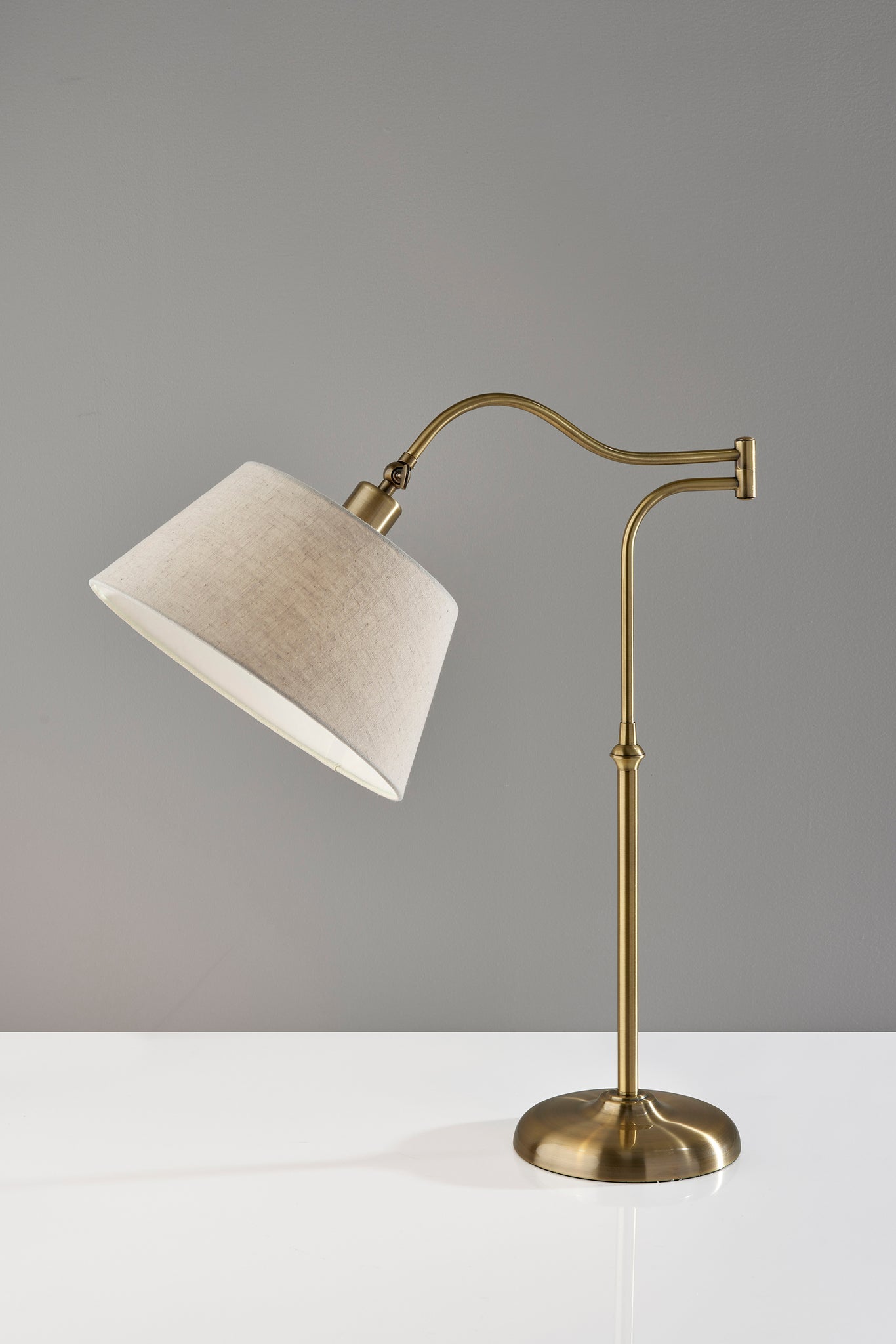 Rodeo Table Lamp - Cream Swing Arm-Lighting-DECOROLALA