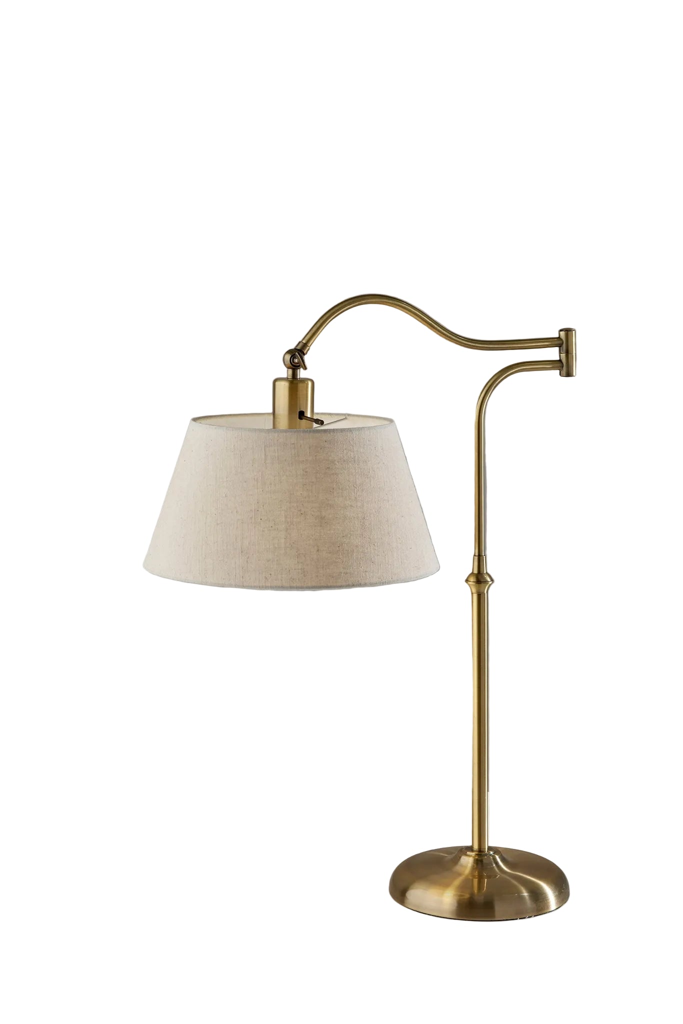 Rodeo Table Lamp - Cream Swing Arm-Lighting-DECOROLALA