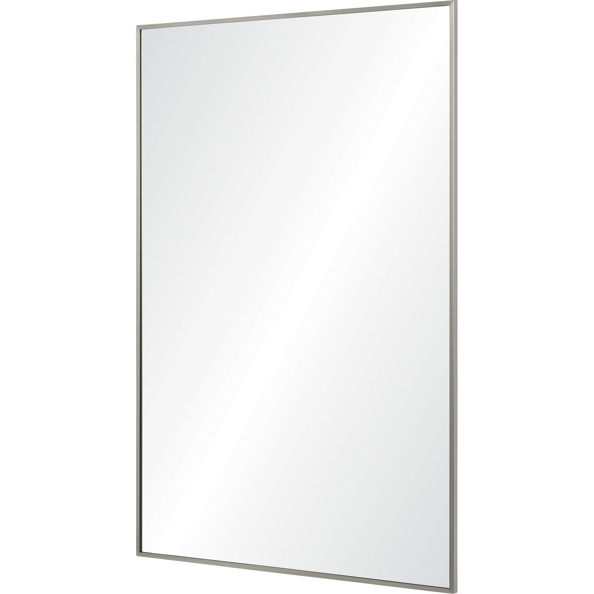 Roderick 35.5" Tall Rectangle Wall Mirror, Grey-Mirror-DECOROLALA