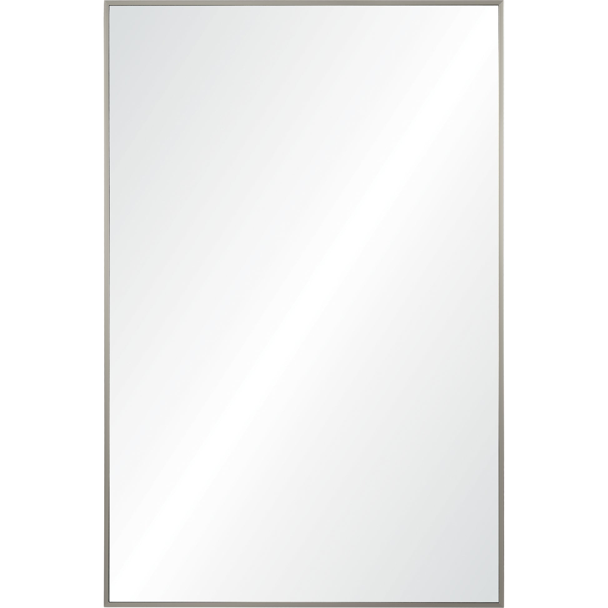 Roderick 35.5" Tall Rectangle Wall Mirror, Grey-Mirror-DECOROLALA