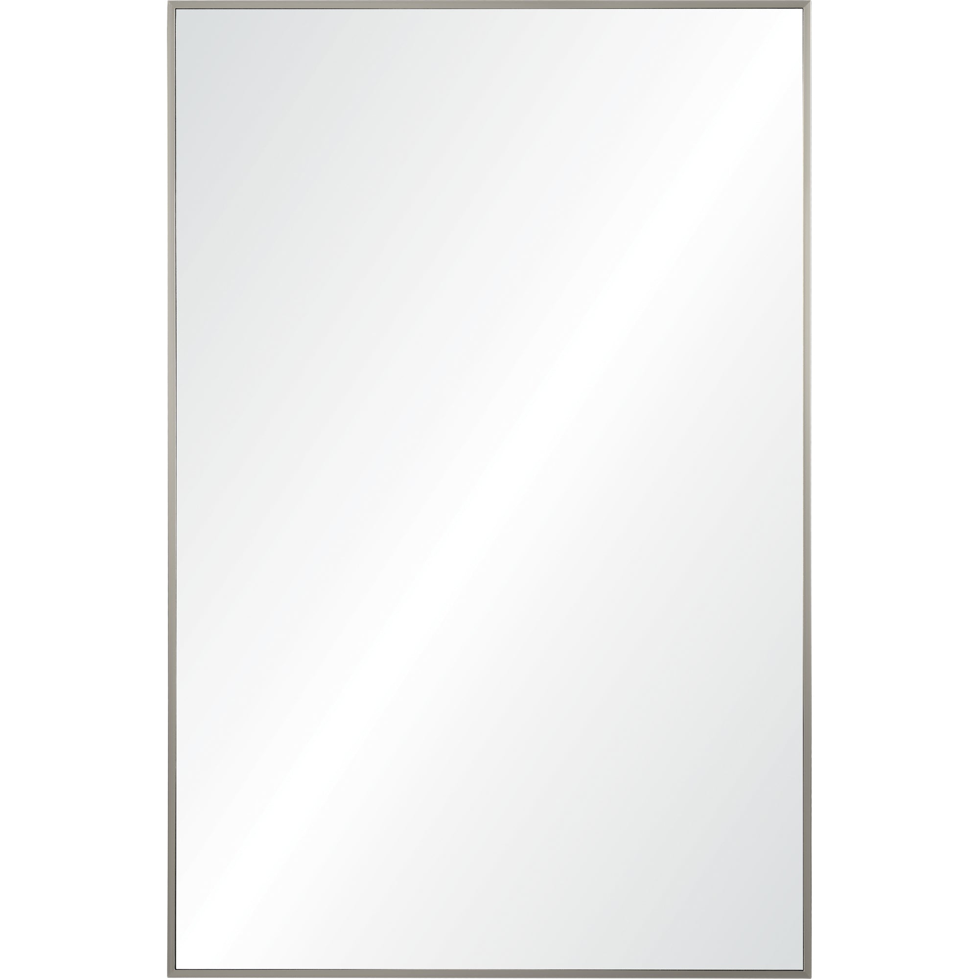 Roderick 35.5" Tall Rectangle Wall Mirror, Grey-Mirror-DECOROLALA