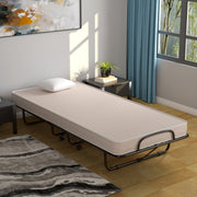 Rollaway Guest Bed with Sturdy Steel Frame and Memory Foam Mattress Made in Italy-Folding Beds-DECOROLALA