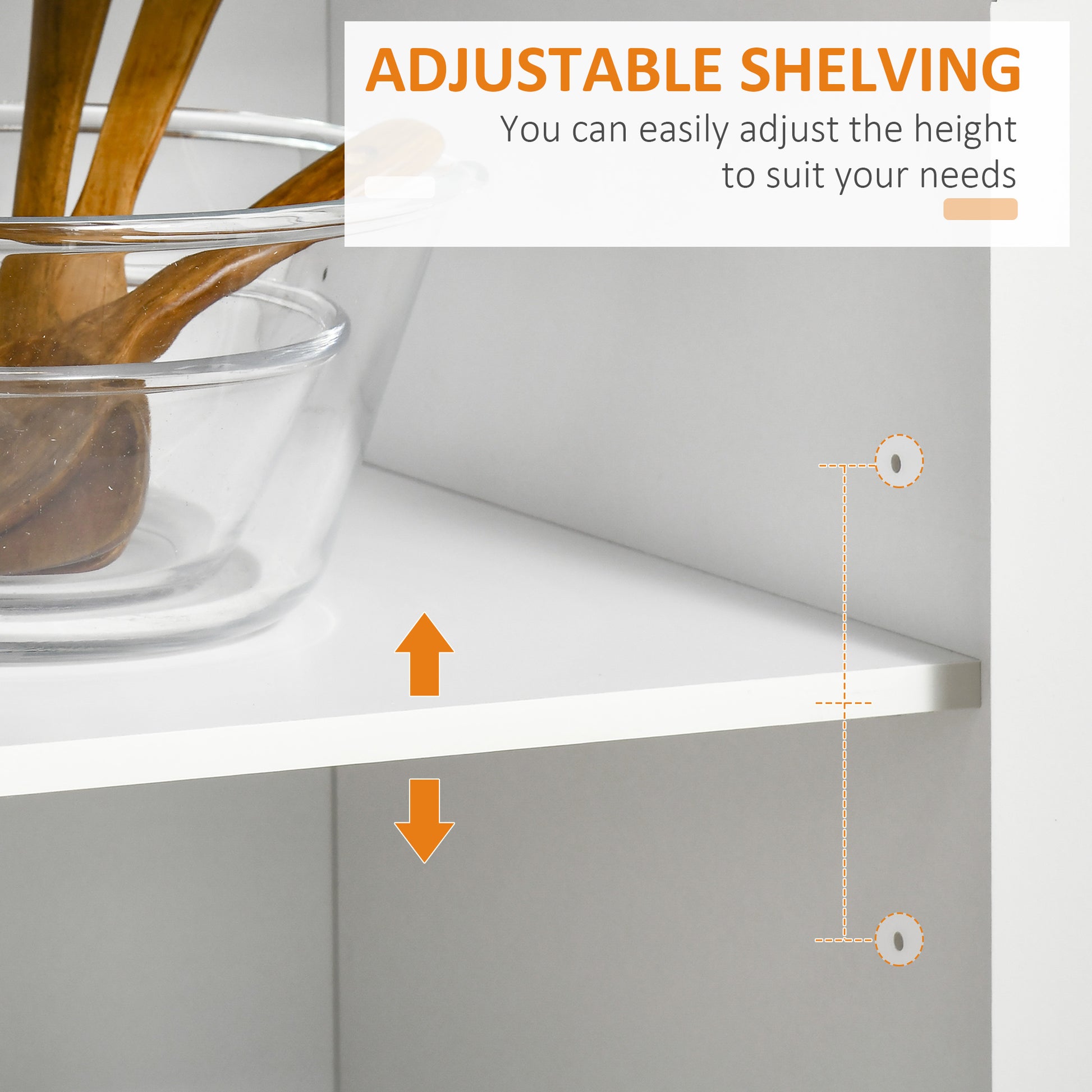 Rolling Kitchen Island - White Rubberwood Top with Storage 41"-DECOROLALA
