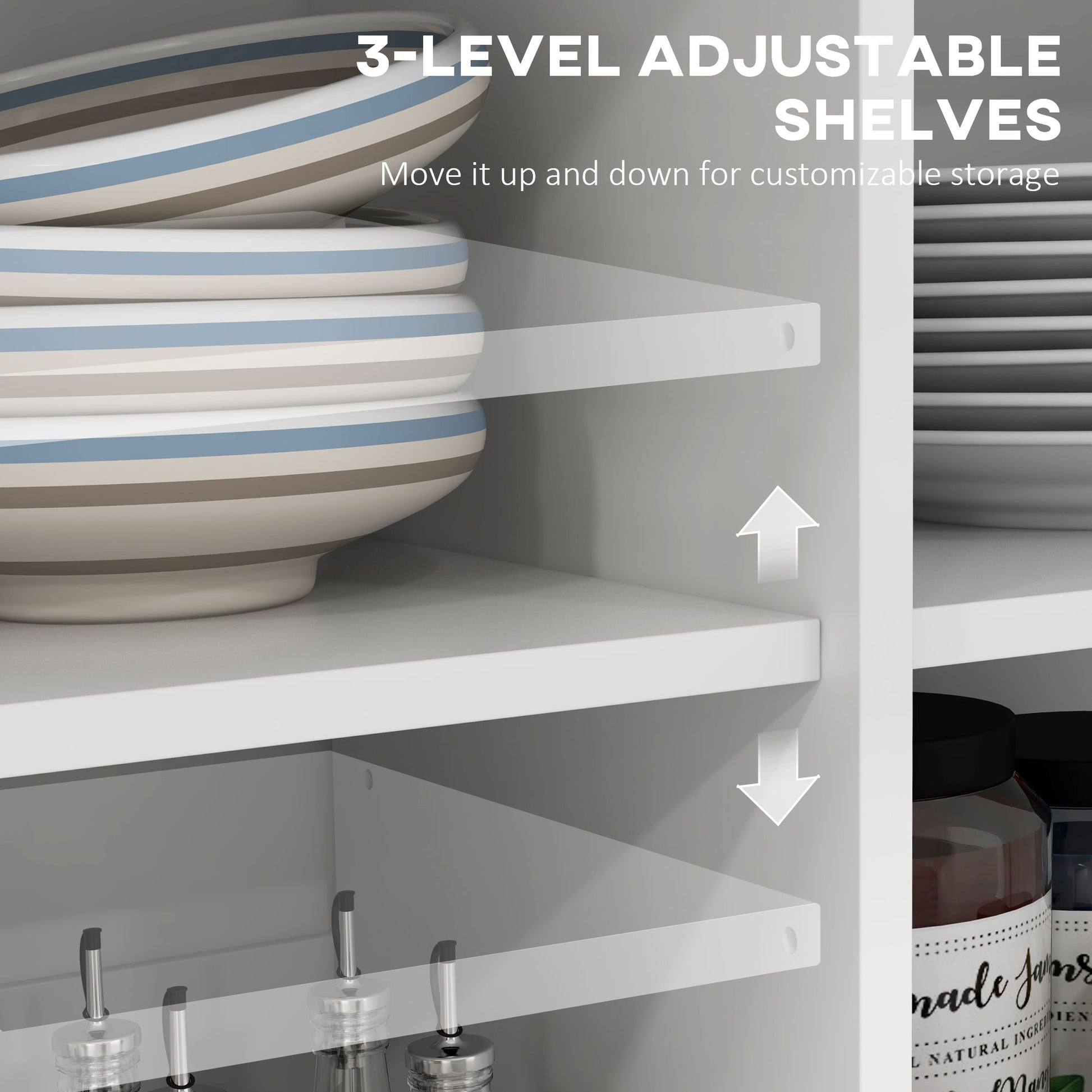 Rolling Kitchen Island with Drop Leaf Rubberwood Top - White-DECOROLALA