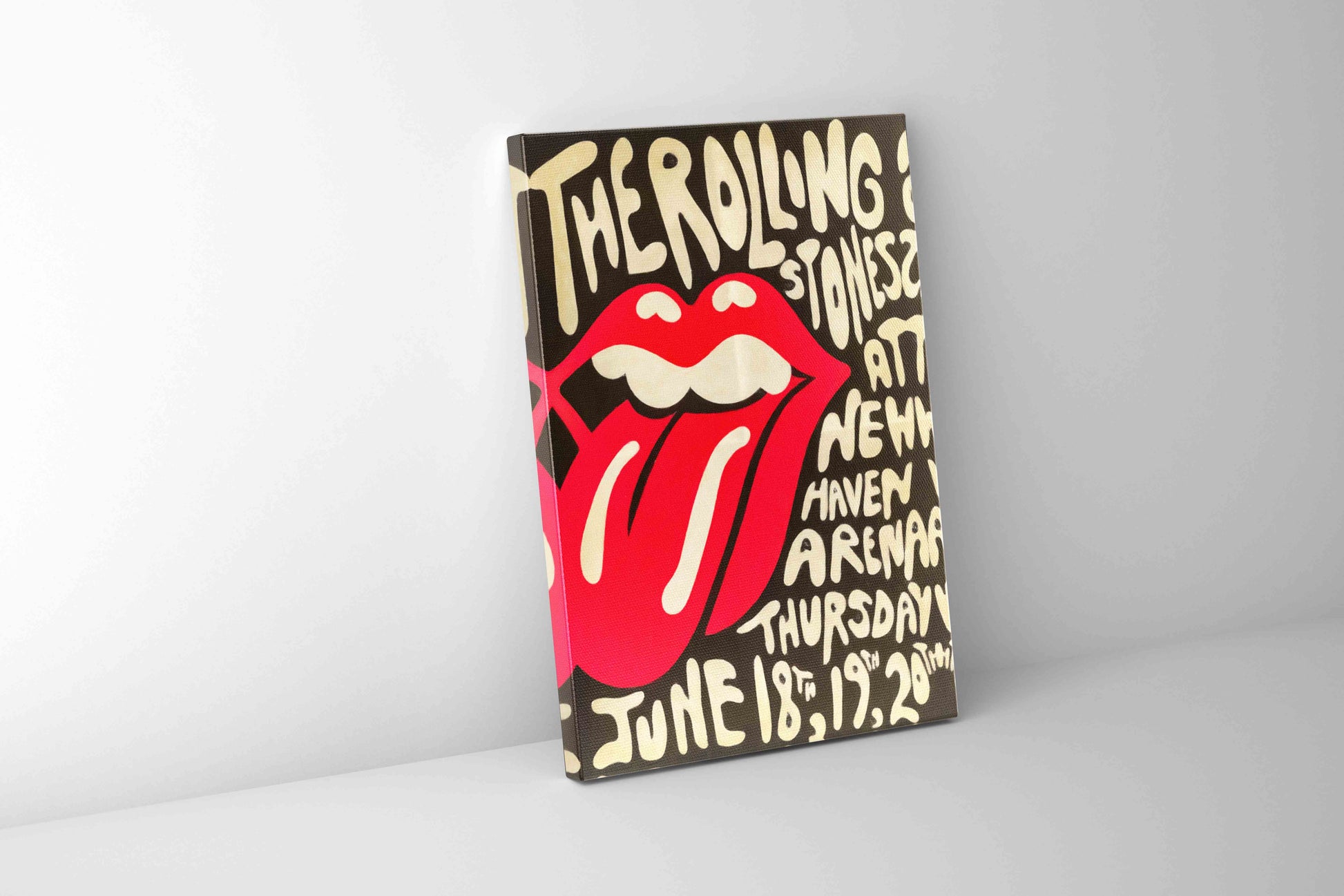 Rolling Stones Canvas- Vintage Music Poster-Wall Art-DECOROLALA