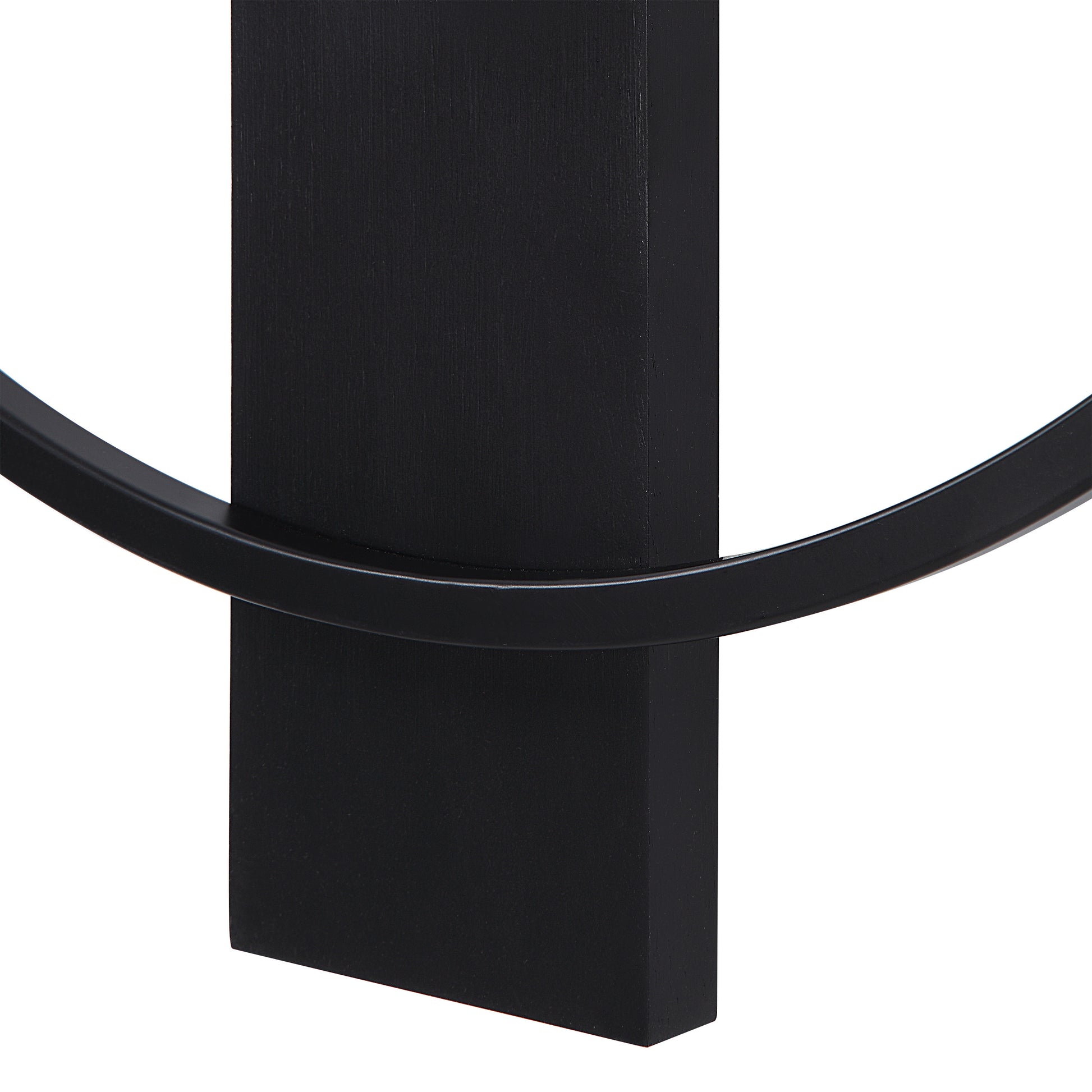 Romane Indoor Iron Wall Clock, Matte Black-Wall Clock-DECOROLALA