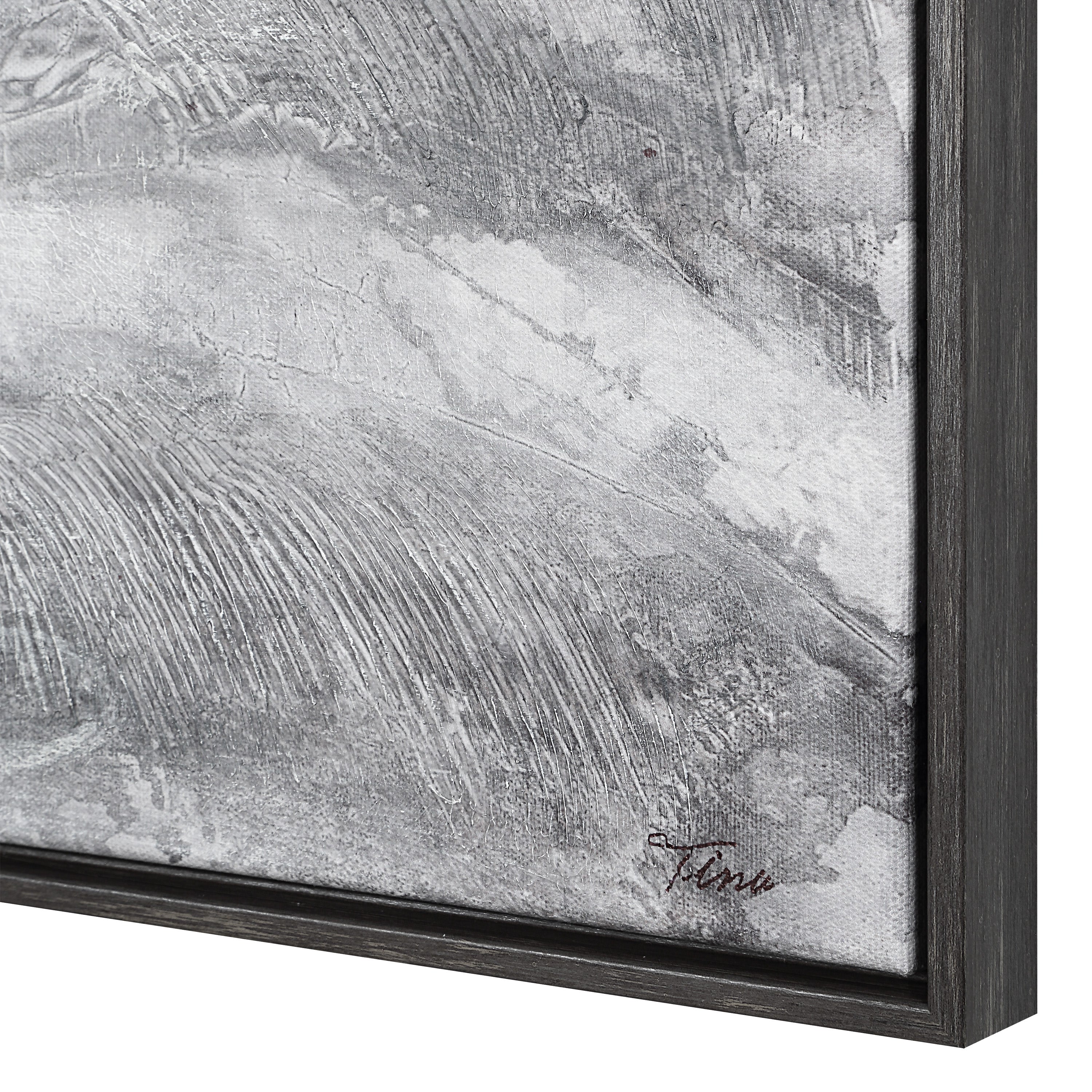 Romi 30" H x 55" W Canvas Art, Grey-Canvas Art-DECOROLALA