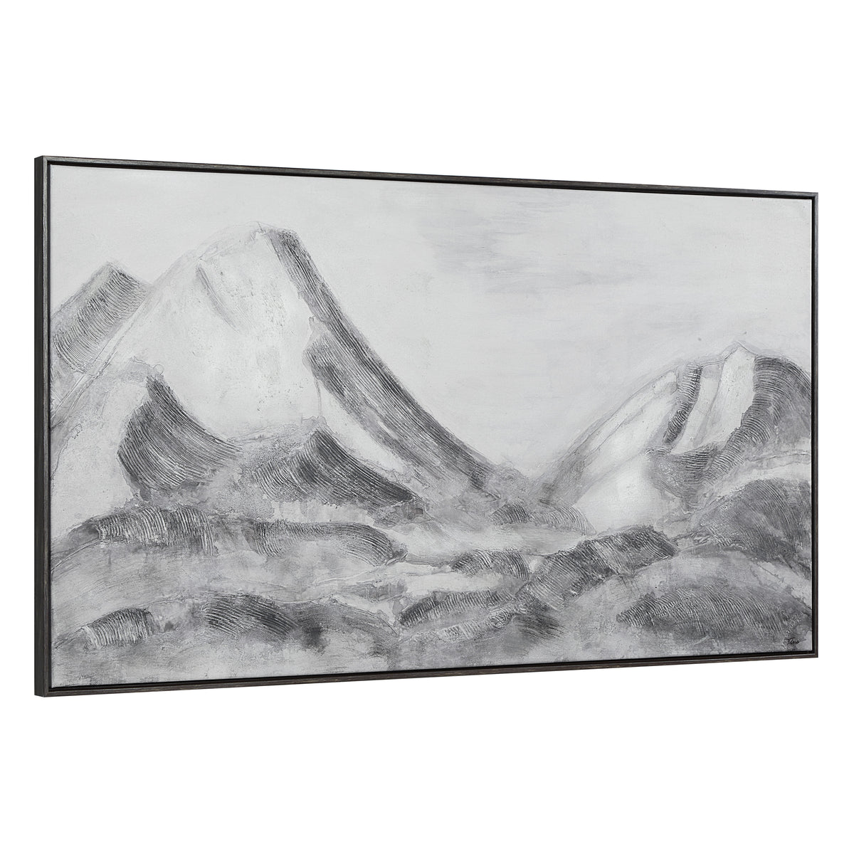 Romi 30" H x 55" W Canvas Art, Grey-Canvas Prints-DECOROLALA